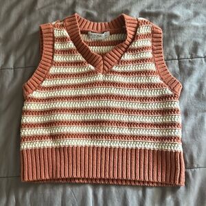 Size Small Striped Tank Top Sweater!